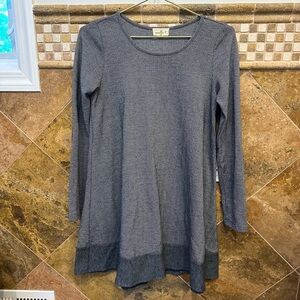 Gray Long Sleeve Women's Dress